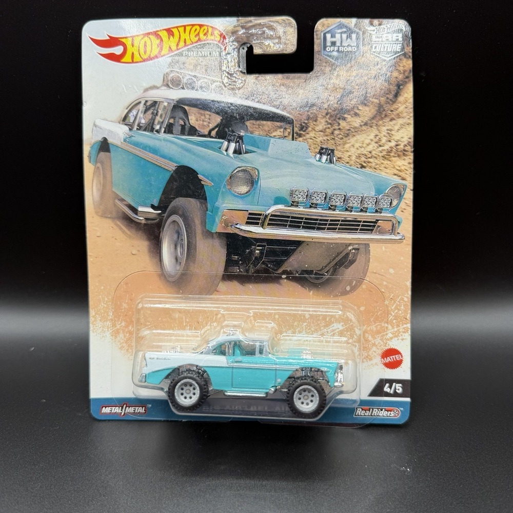 HOT‎ WHEELS Big-Air Bel-Air Turquoise Car Culture HW Off Road Premium HKC74 2023